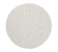 Boule de sisal pour chat, pierres tremblantes à l'intérieur résistant aux rayures soulage l'ennui en sisal sain chat griffe dents meulage griffes pour jouer pour chat (blanc)