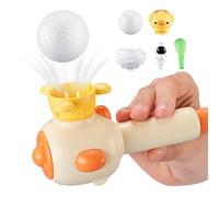 Boule de Soufflement de Suspension, 3 en 1 Tuyau Soufflant Boule en Suspension | Apprendre La Connaissance De La Physique Souffle Ballon Jouet Canard Pour Pratiquer La Capacité Poumonaire