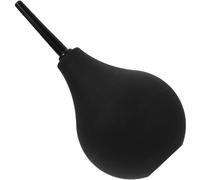 Boule de Succion Auriculaire Noire 224ml en Silicone et Caoutchouc | Embout Lisse et Non Rayant, Base Plate Antidérapante, Usage Maison, pour Soins Infantiles et Appareils