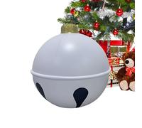Boule de vacances en PVC de Noël géant - Baule de vacances en PVC de 24 pouces, décoration surdimensionnée | Boule d'ornements de balle, ornement de cour de saison intérieur et extérieur vif, affichag