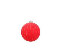 Boule de Velours Line Pumpkin pour Noël, 15CM, J