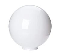 Boule de Verre Avec Trou - Abat-Jour en Opale Blanc Brillant de Rechange - Nombreuses Tailles Disponibles - Bord de Poignée (Ø 300 mm)