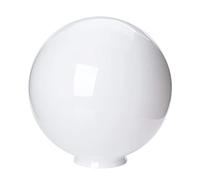Boule de Verre avec Trou - Lampe Verre avec Poignée - Abat-Jour Opale Blanc Brillant (Ø 250 mm)