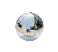 Boule de verre miroir réfléchissante Disco DJ, boule argentée for scène de danse, fête à domicile, décoration d'affichage de fenêtre commerciale 10/20/30CM(20cm 1pcs)