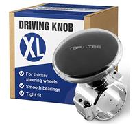 Boule de Volant Camion - Pommeau XL Spécial Volants Épais - pour Poids Lourd, Fourgon, Camionnette, Sport et Tuning - Facilite Les Manœuvres