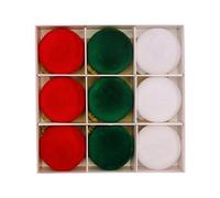 Boule décorative de Noël - 9 pendentifs suspendus de Noël, décoration de sapin de Noël suspendus - pour Noël à la maison sur pendant les fêtes près de la cheminée de réunion de plaisir