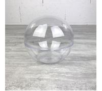 Boule décorative - LEALOO - Modèle à fond plat - 14 cm - Transparent - Pour décorations de Noël