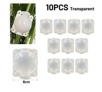 Boule D'enracinement De Plantes, 10 Pièces, Boîte D'élevage De Greffe À Haute Pression, Boîte De Pépinière, Propagation De Jardin, Pot De Racines De Plantes, Accessoires De Jardin.Transparent 8cm