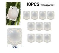 Boule D'enracinement De Plantes, 10 Pièces, Boîte D'élevage De Greffe À Haute Pression, Boîte De Pépinière, Propagation De Jardin, Pot De Racines De Plantes, Accessoires De Jardin.Transparent 5cm