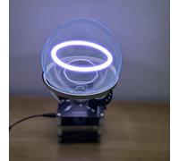 Boule d'entraînement à anneau plasma, sphère xénon luminescente pour décoration de fête, signal d'avertissement d'activités de plein air, cadeau scientifique, diamètre 8,9 cm/13 cm