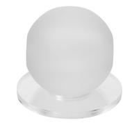 Boule D'entraînement de Billard Transparente Trou 16mm Surface Mate Résine | Stabilise la Prise, Aide à L'alignement du Coup, pour Table de Billard à Domicile