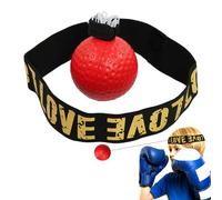 Boule d'entraînement de boxe | Boules réflexes avec courroie de boxe pour | Balles de boxe pour entraîner la coordination œil-main, une balle réflexe compacte pour construire la mobilité du sa