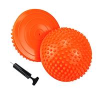 Boule d'équilibre Hérisson, Lot de 2 Demi Balle d’équilibre, Spiky Dôme de Massage à Picots pour Pied Coussin de Balance Entraînement Yoga Fitness