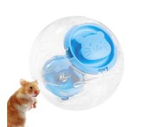 Boule d'exercice pour hamster - Jouet de marche transparent, coque en plastique durable, mouvement de roulement lisse, couvercle de serrure sûr, design léger et portable | Accessoire pratique pour les