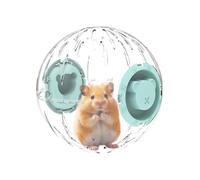 Boule d'exercice sur le terrain pour animaux de compagnie, ballon d'exercice du hamster,Boule de hamster sûr et stable pour soulager le stress | Space spacieux transparent roue de compagnie pour la ma