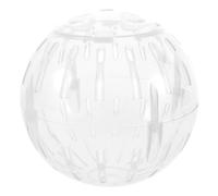 Boule D'exercice Transparente pour Hamster et Gerbille, Plastique Blanc