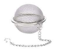 Boule d'infuseur à thé | Boule en acier inoxydable pour cuisinier - Passoire à thé en fine pour thé en vrac, café, pâtisserie, cuisine, camping, voyage, préparation de cocktails