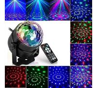 Boule Disco, 15 Couleurs Boule Facette Commande Vocale Lampe De Scne, Lumire Fte 360 Rotation, Jeux De Lumiere Lampe Disco Avec Tlcommande Et 4m Cble