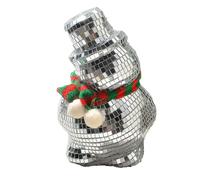 Boule Disco De Noël Rétro Réfléchissante Humaine Décoration Miroir Écharpe Réfléchissante Conception Poupée Decorati