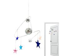 Boule disco Décoration de chambre - Attrape-soleil rotatif en spirale,Décoration Pendentif étoile réfléchissante pour jardin extérieur terrasse plafond intérieur fête