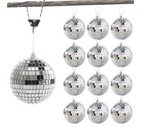 Boule disco - Décoration réfléchissante - Boule à suspendre avec miroir - Fonction décorative pour lieux d'événement - Décoration d'événement pour mariage, performance sur scène, bar club