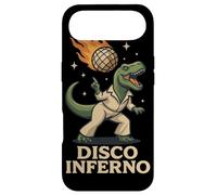 Boule Disco Dinosaure Humour drôle T Rex Danse rétro fête Blague Coque pour iPhone Air