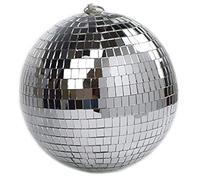Boule disco effet miroir 20 cm Idéal pour une fête ou un DJ effet lumière Noël