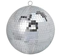 Boule disco effet miroir de 25 cm idéale pour une fête ou un DJ effet lumière de Noël