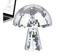 Boule disco en forme de champignon | Finition miroir réfléchissante faite à la main rétro esthétique, lumières créatives, décorations scintillantes pour la maison, ornements scintillants pour les