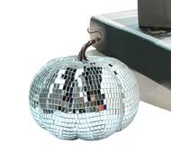 Boule disco en forme de d'Halloween - Décoration lumineuse miroir rotative, globe réfléchissant festif | Sphère de suspendue pour effrayant, décoration de piste de danse