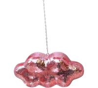 Boule Disco en Forme de Nuages Décoration Suspendue Ornement Scintillant Boule à facettes légère réfléchissante pour fête et décoration de la Maison,Boules à facettes