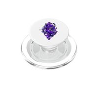 Boule Disco en Maille Violette foncée Y2K Club Festival Esthétique PopSockets PopGrip pour MagSafe