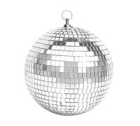 Boule Disco extérieure réfléchissante en argent, décoration de vacances, ac | Boule disco argentée pour mariages, événements, Noël, célébrations à la maison
