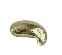 Boule disco fondue, décoration intérieure moderne, miroir fait main, esthétique, effet scintillant et funky(Gold)