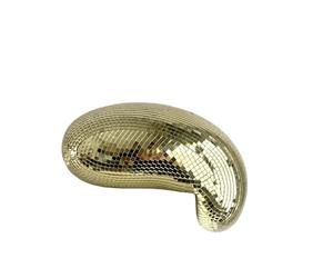Boule disco fondue, décoration intérieure moderne, miroir fait main, esthétique, effet scintillant et funky(Gold)