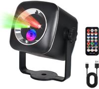 Boule Disco, Jeux De Lumiere Pour Soiree À Effet Clignotant Contrôlée Par La Musique, 60 Effets Lumineux, Avec Télécommande Et Câble Usb De 1.3M, Idéal Pour Réunions Fmiliales Karaoké Fête