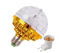 Boule Disco Lumineuse Rotative | Décoration Lumineuse À LED Sécurisée | Ampoule pour la Fête | pour la Maison, le Bar, les Fêtes, les Amateurs, les, les Adolescents, Noël et les Vacances