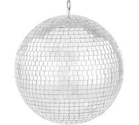 Boule Disco Miroir 295 Mm, Boule À Facette Miroir Avec Anneau De Suspension, Décorations De Fête De Boule Disco Éclair, Pour Dj Club, Scène, Mariage, Anniversaire, Noël, Célébration Du Nouvel An