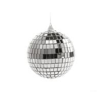 Boule disco miroir pour sapin de Noël avec miroir réfléchissant pour créer des effets de lumière scintillants lors de mariages, clubs et événements (5 cm)