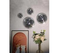 Boule Disco murale avec motifs miroir, décoration métallique pour la maison, boule miroir pour mariage, boule Disco, demi-cercle, Art mural pour la maison, nouvelle collection S-1PCS