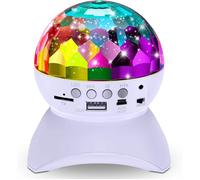 Boule disco pour fête,haut-parleur Bluetooth avec lumière colorée, boule magique en cristal,veilleuse musicale USB pour KTV,soirée