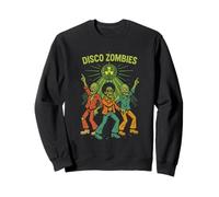 Boule Disco rétro Apocalypse Zombie Dance Joke Sweatshirt