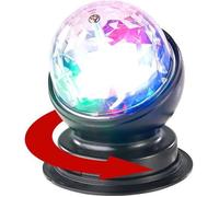 Lunartec Boule disco rotative à 360° avec effets lumineux LED RVB 3 W