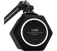 Boule d'isolation professionnelle pour microphone avec filtre anti-pop à 2 couches pour micro,filtre de réflexion pour studios d'enregistrement,mousse haute densité,excellente suppression du
