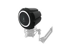 Boule d'isolation professionnelle pour microphone - Filtre anti-pop - Pour microphones de 45 mm à 60 mm - Mousse absorbante - Avec éponge épaisse - Noir