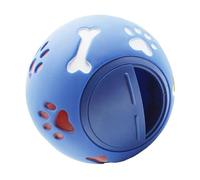 Boule Distributrice de Friandises pour Chiens, Réglable pour Alimentation Lente, Jouet Puzzle pour Chiens et Chats, en Caoutchouc et Plastique Sûrs (M 11cm/4.3in Diamètre)