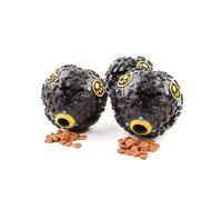 Boule Distributrice pour Chien, Jouet Qui Couine et Balance,Distributeur de Croquettes, Jouet de Mastication Résistant, Idéal pour Petit, Moyen, Grand Chien (3 pièces)