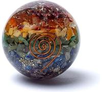 Boule d'Orgonite 7 chakras -- ±5.5cm