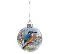 Boule d'ornements d'oiseaux pour arbre - Décorations de Noël artificielles transparentes 3D, ornements de Noël pour oiseaux | Décorations de Noël pour vacances, fêtes d'anniversaire, bureaux, séjour