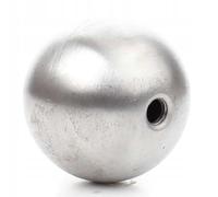Boule en acier - Diamètre : 30 mm - Avec filetage M6 - Boule creuse - Boule décorative avec filetage - 1 boule pour tige M6 - Éléments décoratifs pour balustrade, clôture, rampe d'escalier, main